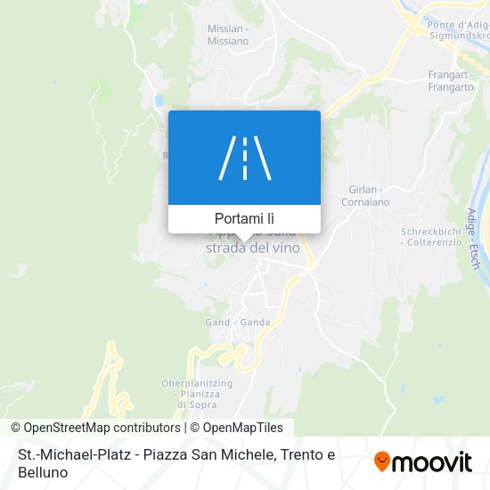 Mappa St.-Michael-Platz - Piazza San Michele