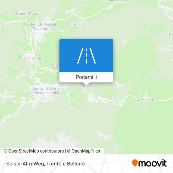 Mappa Seiser-Alm-Weg