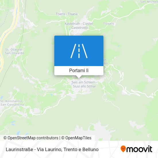 Mappa Laurinstraße - Via Laurino