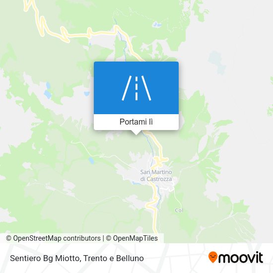 Mappa Sentiero Bg Miotto