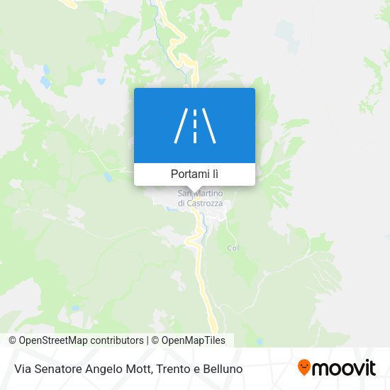 Mappa Via Senatore Angelo Mott