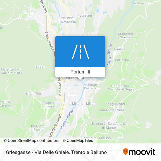 Mappa Griesgasse - Via Delle Ghiaie