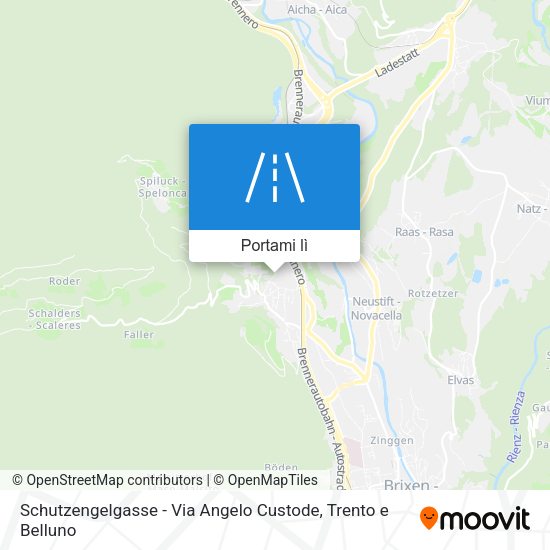 Mappa Schutzengelgasse - Via Angelo Custode
