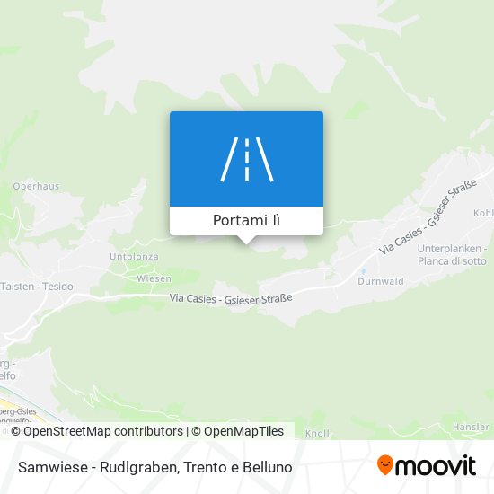 Mappa Samwiese - Rudlgraben