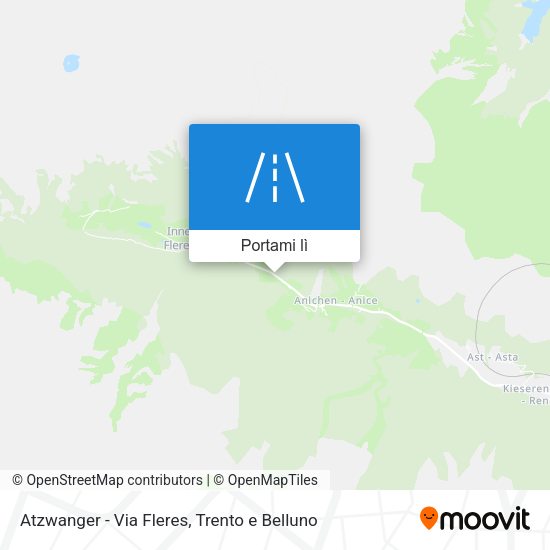 Mappa Atzwanger - Via Fleres