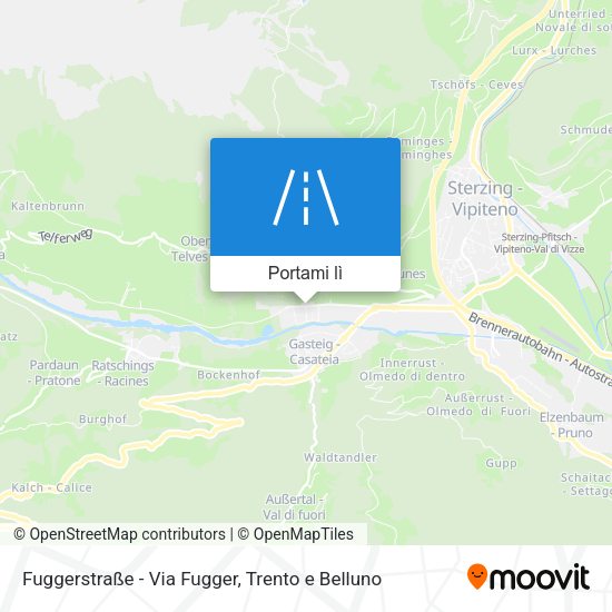 Mappa Fuggerstraße - Via Fugger