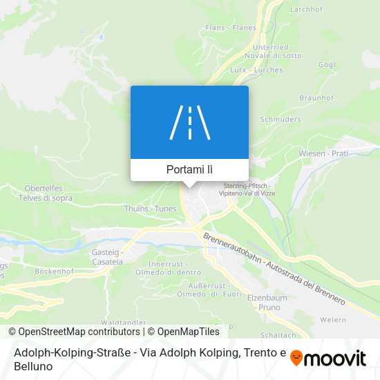 Mappa Adolph-Kolping-Straße - Via Adolph Kolping