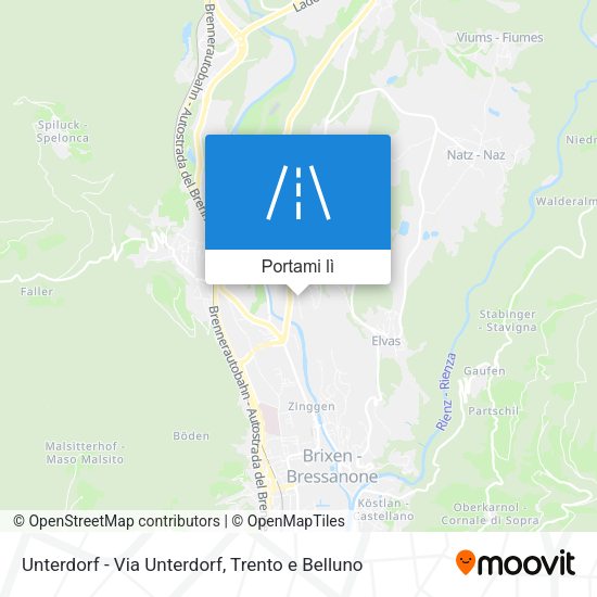 Mappa Unterdorf - Via Unterdorf