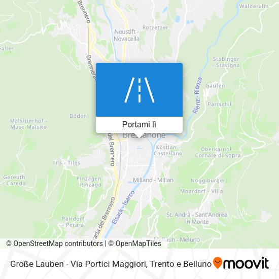 Mappa Große Lauben - Via Portici Maggiori