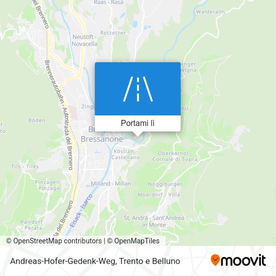 Mappa Andreas-Hofer-Gedenk-Weg