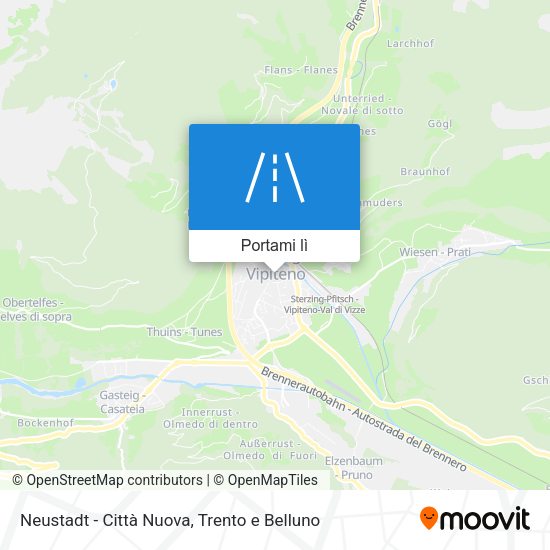 Mappa Neustadt - Città Nuova