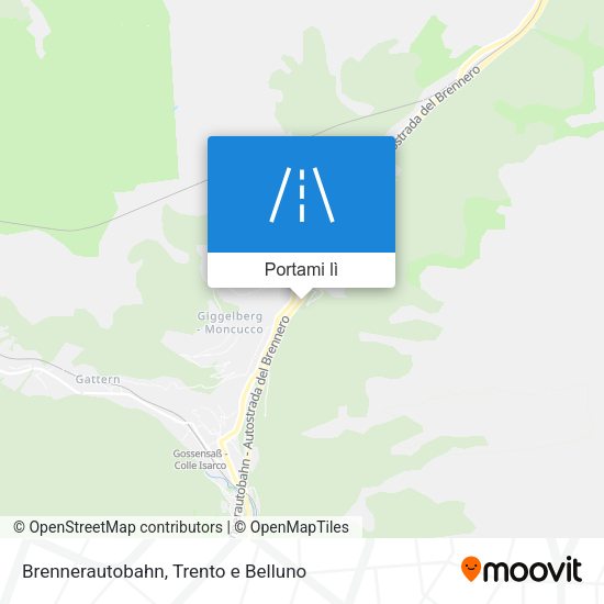 Mappa Brennerautobahn