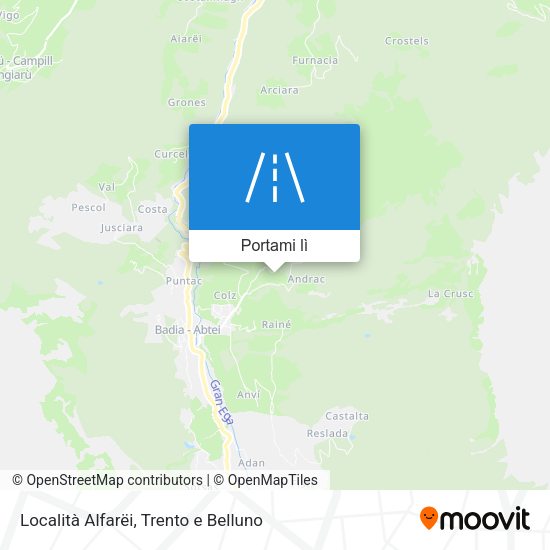 Mappa Località Alfarëi