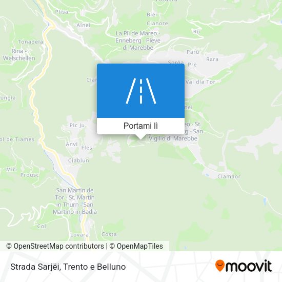 Mappa Strada Sarjëi