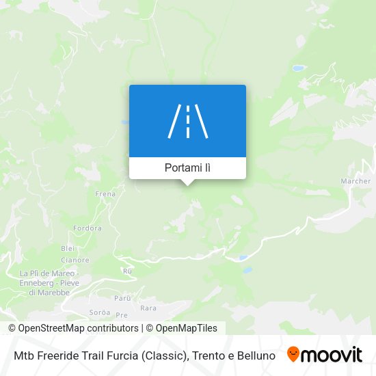 Mappa Mtb Freeride Trail Furcia (Classic)