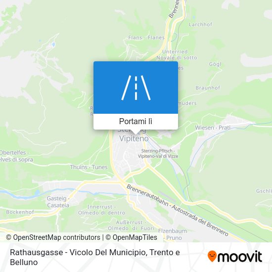 Mappa Rathausgasse - Vicolo Del Municipio