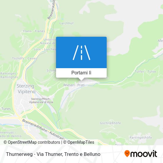 Mappa Thurnerweg - Via Thurner