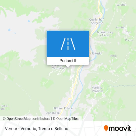 Mappa Vernur - Vernurio