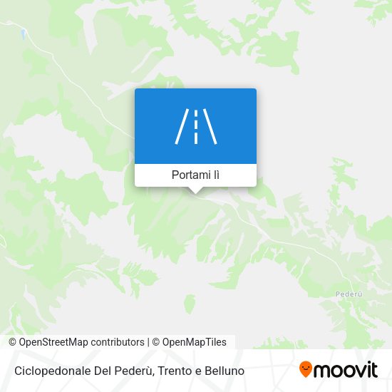Mappa Ciclopedonale Del Pederù