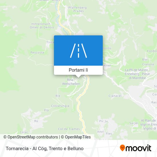 Mappa Tornarecia - Al Cög