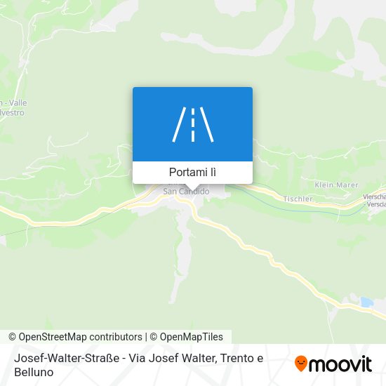 Mappa Josef-Walter-Straße - Via Josef Walter