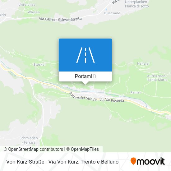 Mappa Von-Kurz-Straße - Via Von Kurz