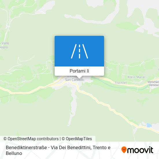 Mappa Benediktinerstraße - Via Dei Benedittini