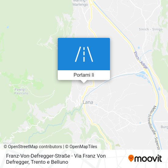 Mappa Franz-Von-Defregger-Straße - Via Franz Von Defregger