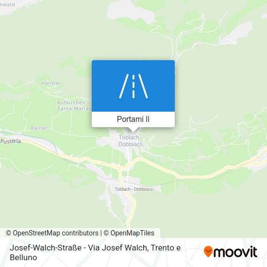 Mappa Josef-Walch-Straße - Via Josef Walch