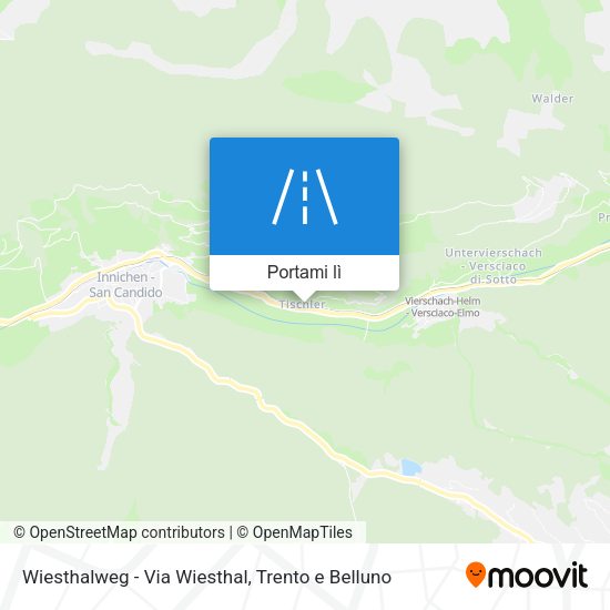 Mappa Wiesthalweg - Via Wiesthal
