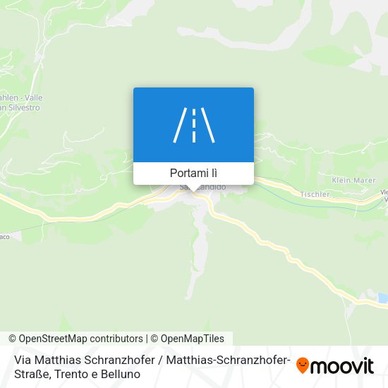 Mappa Via Matthias Schranzhofer / Matthias-Schranzhofer-Straße