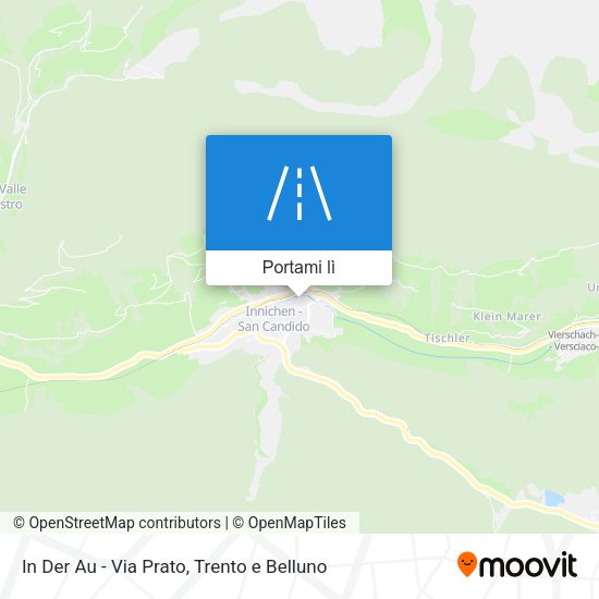 Mappa In Der Au - Via Prato