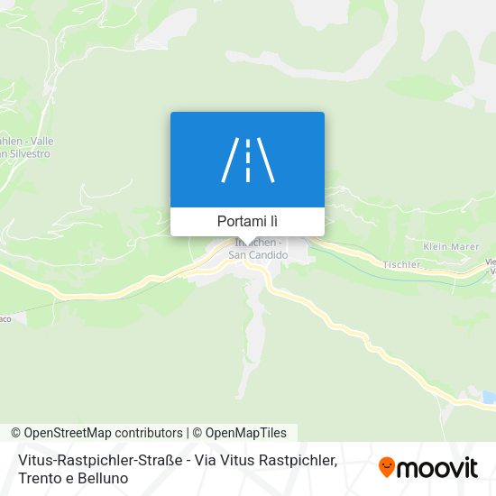 Mappa Vitus-Rastpichler-Straße - Via Vitus Rastpichler