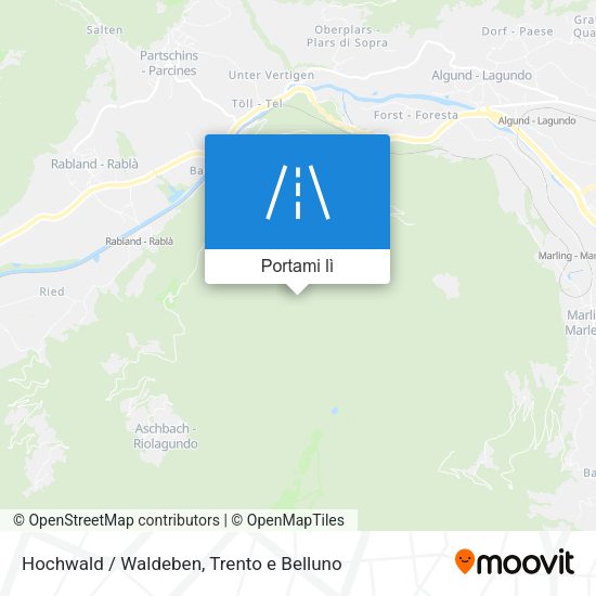 Mappa Hochwald / Waldeben