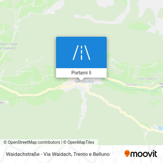 Mappa Waidachstraße - Via Waidach