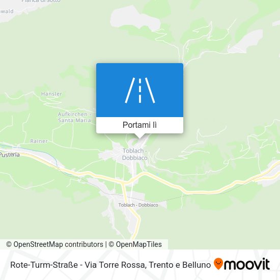 Mappa Rote-Turm-Straße - Via Torre Rossa