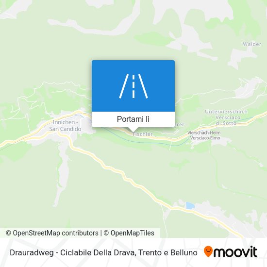 Mappa Drauradweg - Ciclabile Della Drava