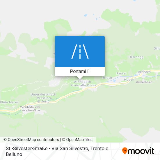 Mappa St.-Silvester-Straße - Via San Silvestro