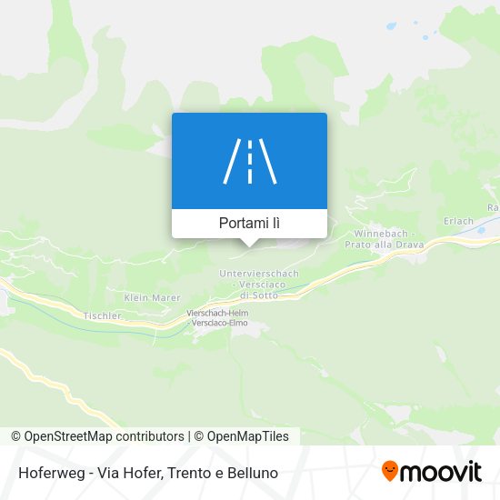 Mappa Hoferweg - Via Hofer