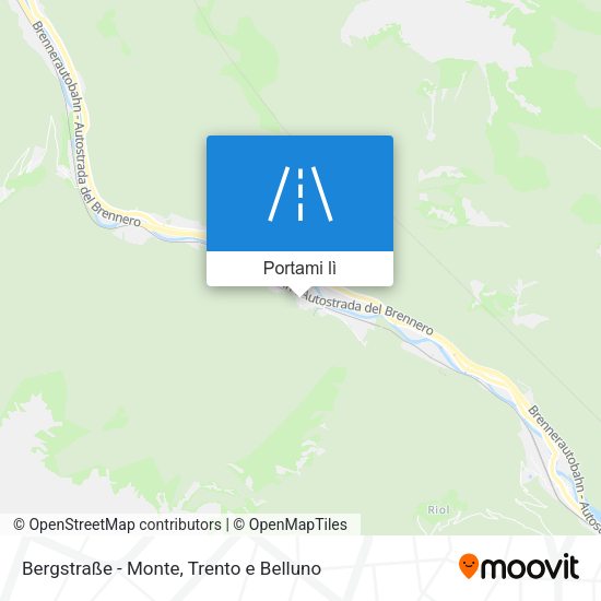 Mappa Bergstraße - Monte