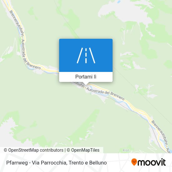 Mappa Pfarrweg - Via Parrocchia