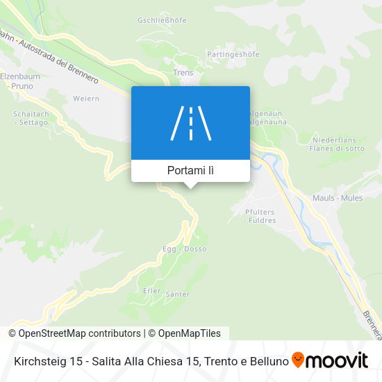 Mappa Kirchsteig 15 - Salita Alla Chiesa 15