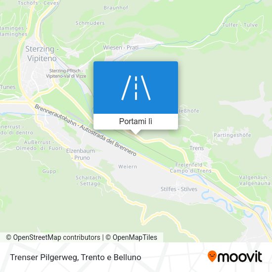 Mappa Trenser Pilgerweg