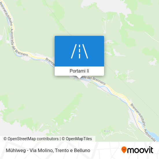 Mappa Mühlweg - Via Molino