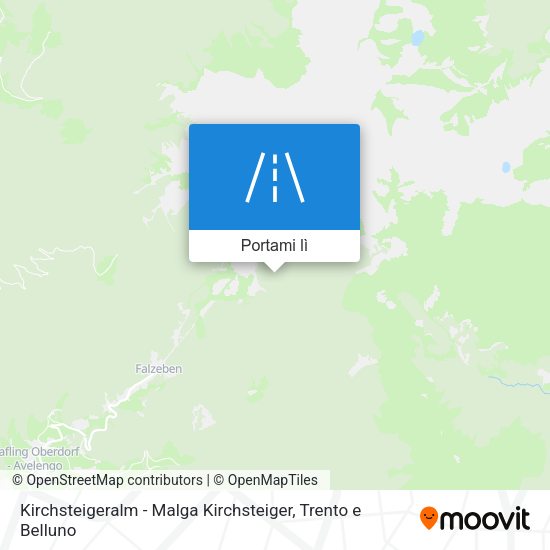 Mappa Kirchsteigeralm - Malga Kirchsteiger