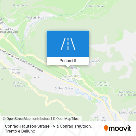 Mappa Conrad-Trautson-Straße - Via Conrad Trautson