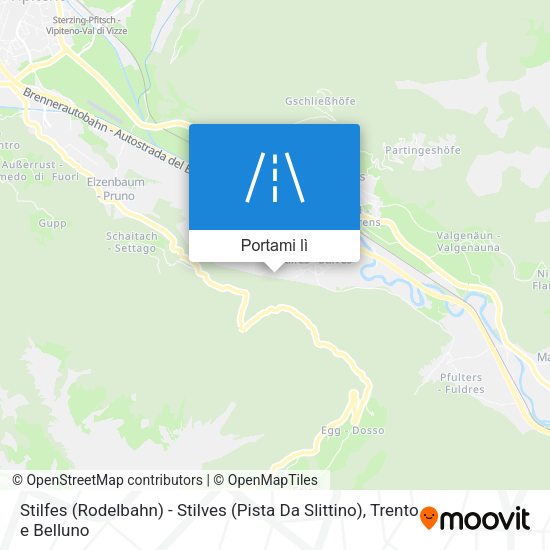 Mappa Stilfes (Rodelbahn) - Stilves (Pista Da Slittino)