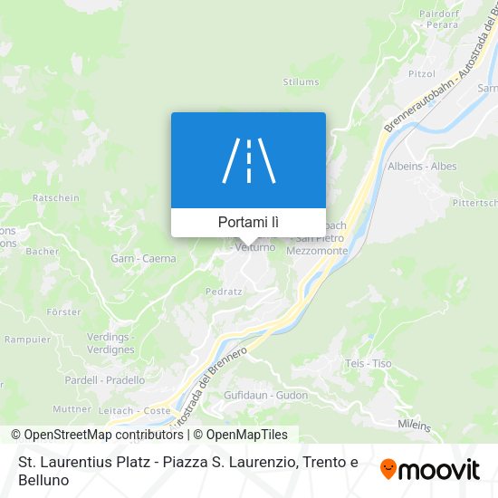 Mappa St. Laurentius Platz - Piazza S. Laurenzio