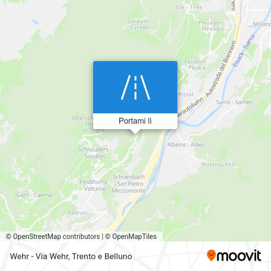 Mappa Wehr - Via Wehr