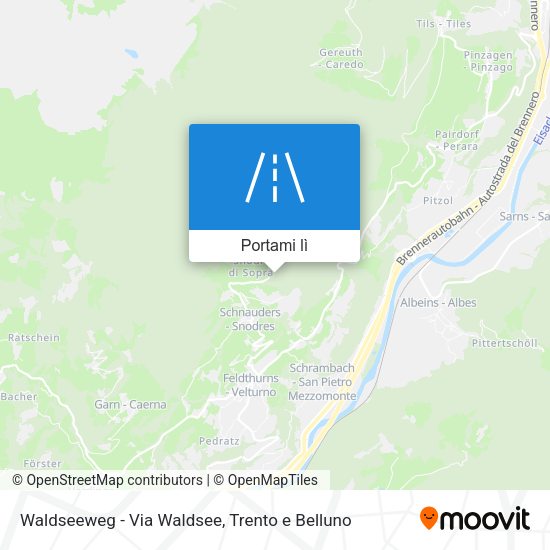 Mappa Waldseeweg - Via Waldsee